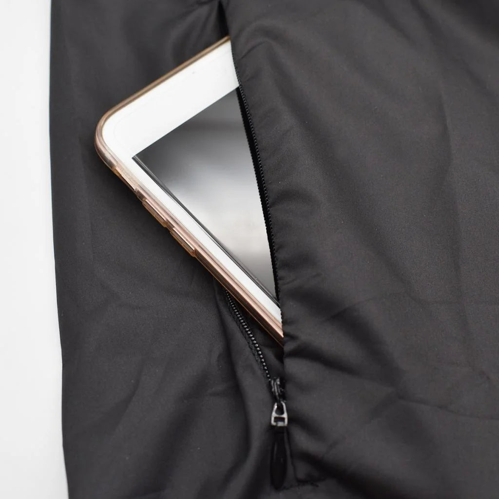 Black XXL Windproof Long-Sleeve Riding Jacket O810600