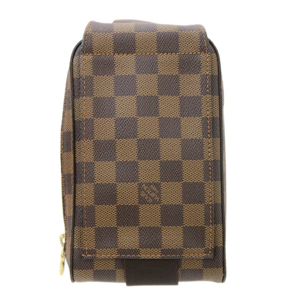 Pre-Owned Damier Ebene Waist Pouch Body Bag Y49668