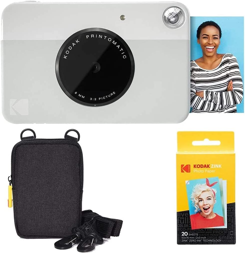 Instant Camera + Zink Paper + Case I8216