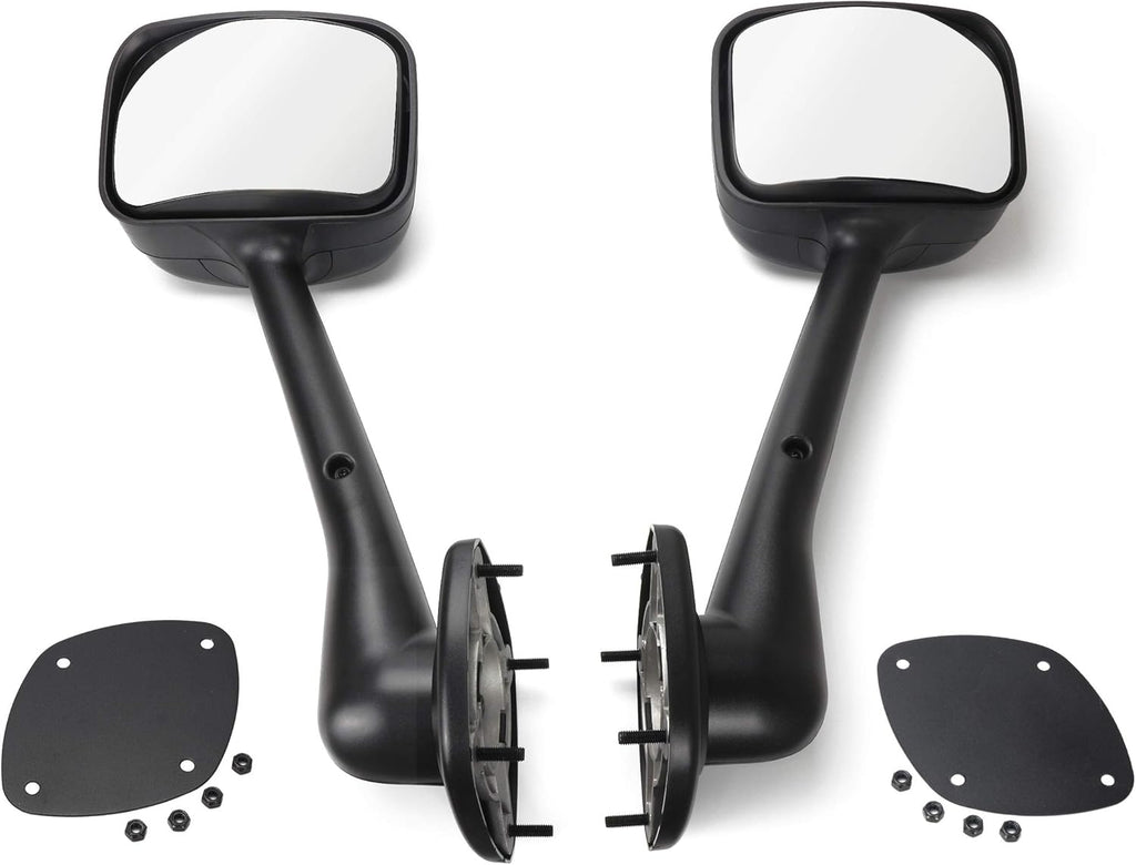 Hood Mirrors Kit Driver and Passenger Sides Chrome F3388
