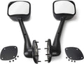 Hood Mirrors Kit Driver and Passenger Sides Chrome F3388