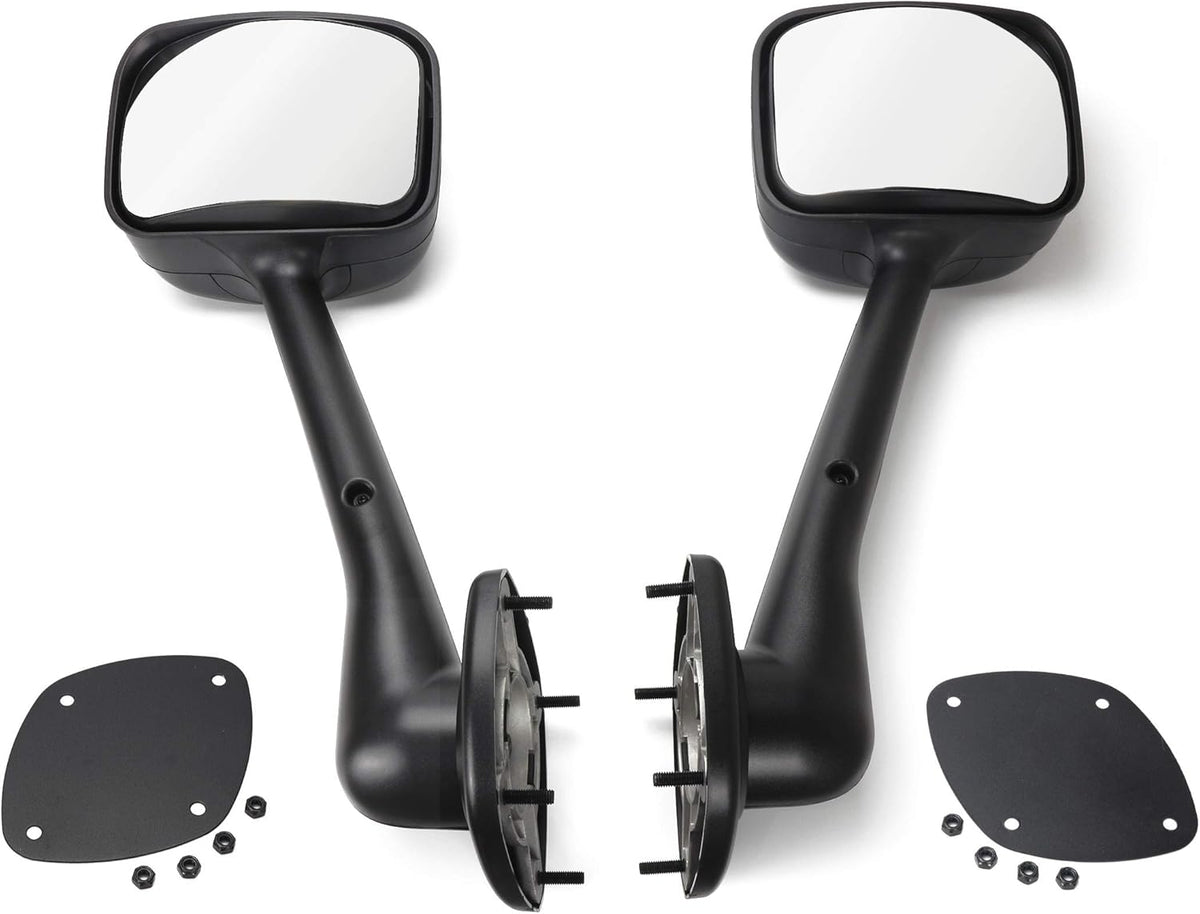 Hood Mirrors Kit Driver and Passenger Sides Chrome F3388
