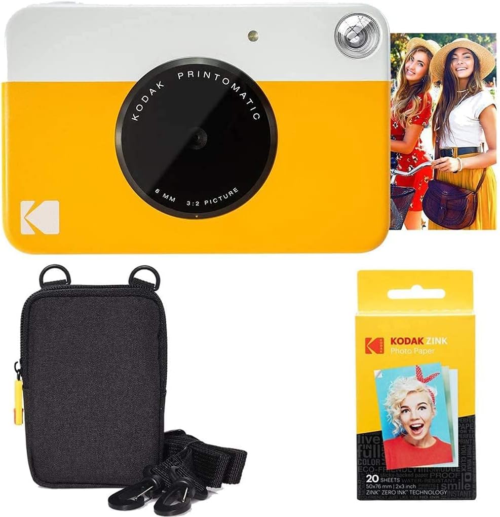 Instant Camera + Zink Paper + Case I8216