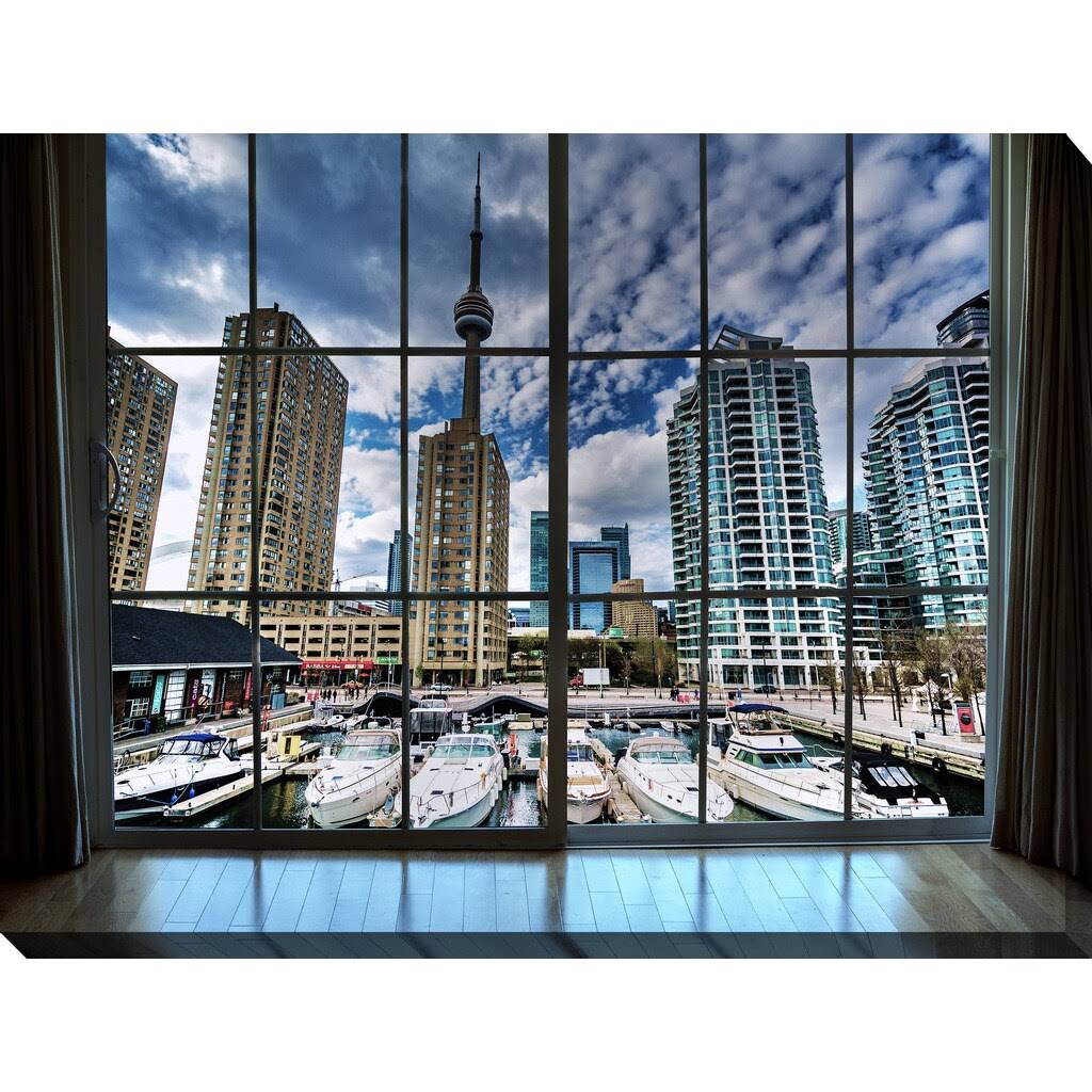 Window Giclee Print Canvas Wall N734