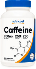 Caffeine Pills 200mg 250 Capsules Y44807