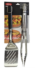 Grilling Tools Tongs and Turner Set Black G153