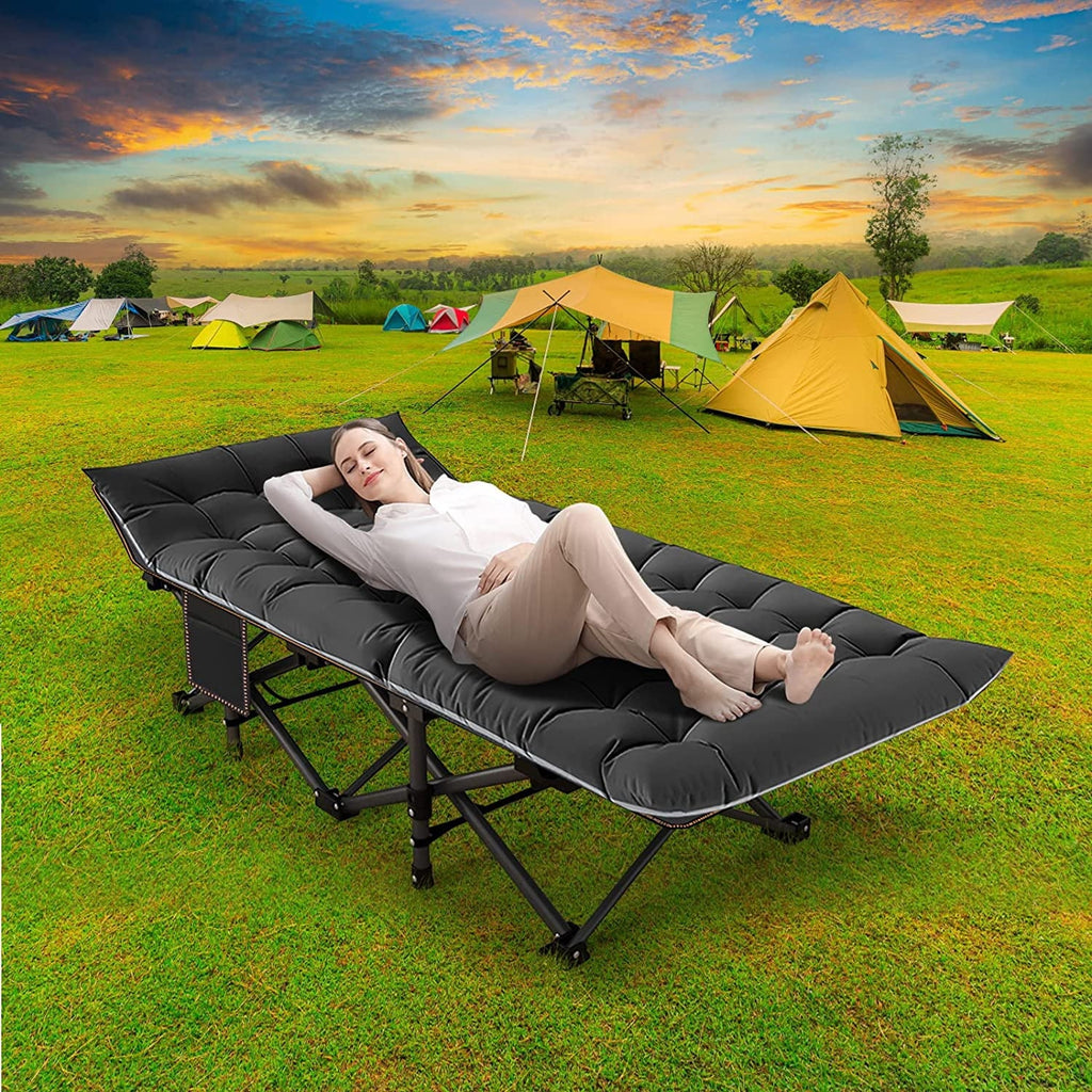 Folding Cot with 3.3 Inch Mattress and Carry Bag S939994