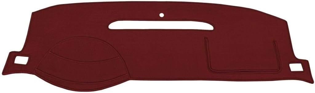 Black Custom Velour Dash Cover Mat Pad Pack of 2 A8571