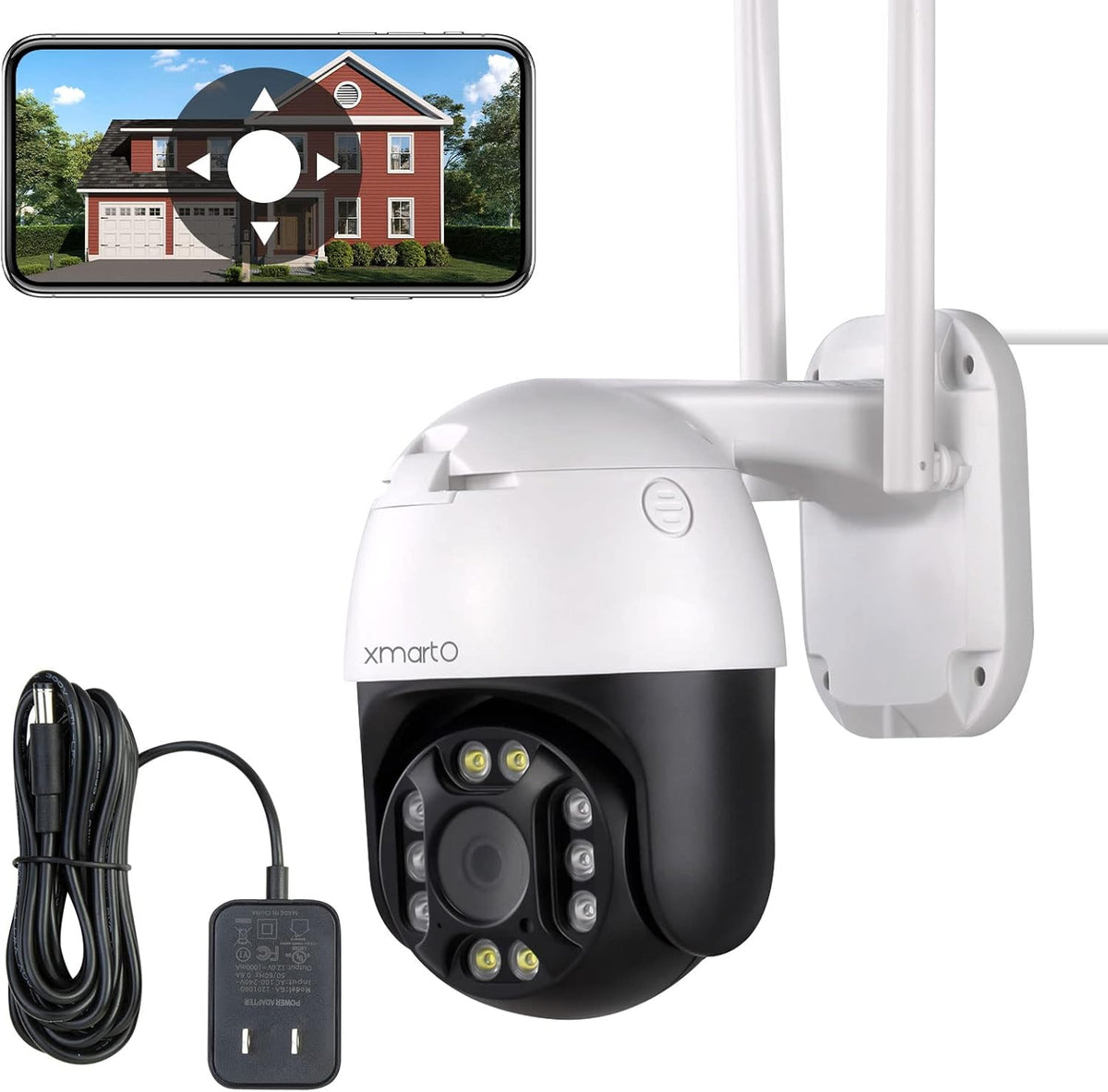 2K Auto-Track Rotation Wireless Security Camera G922669