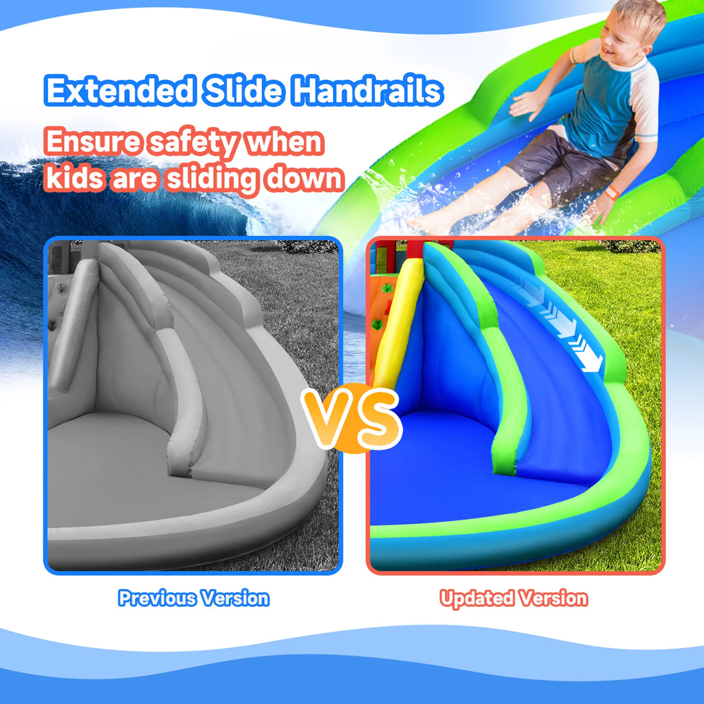 Inflatable Wet & Dry Bounce House with Blower U4947