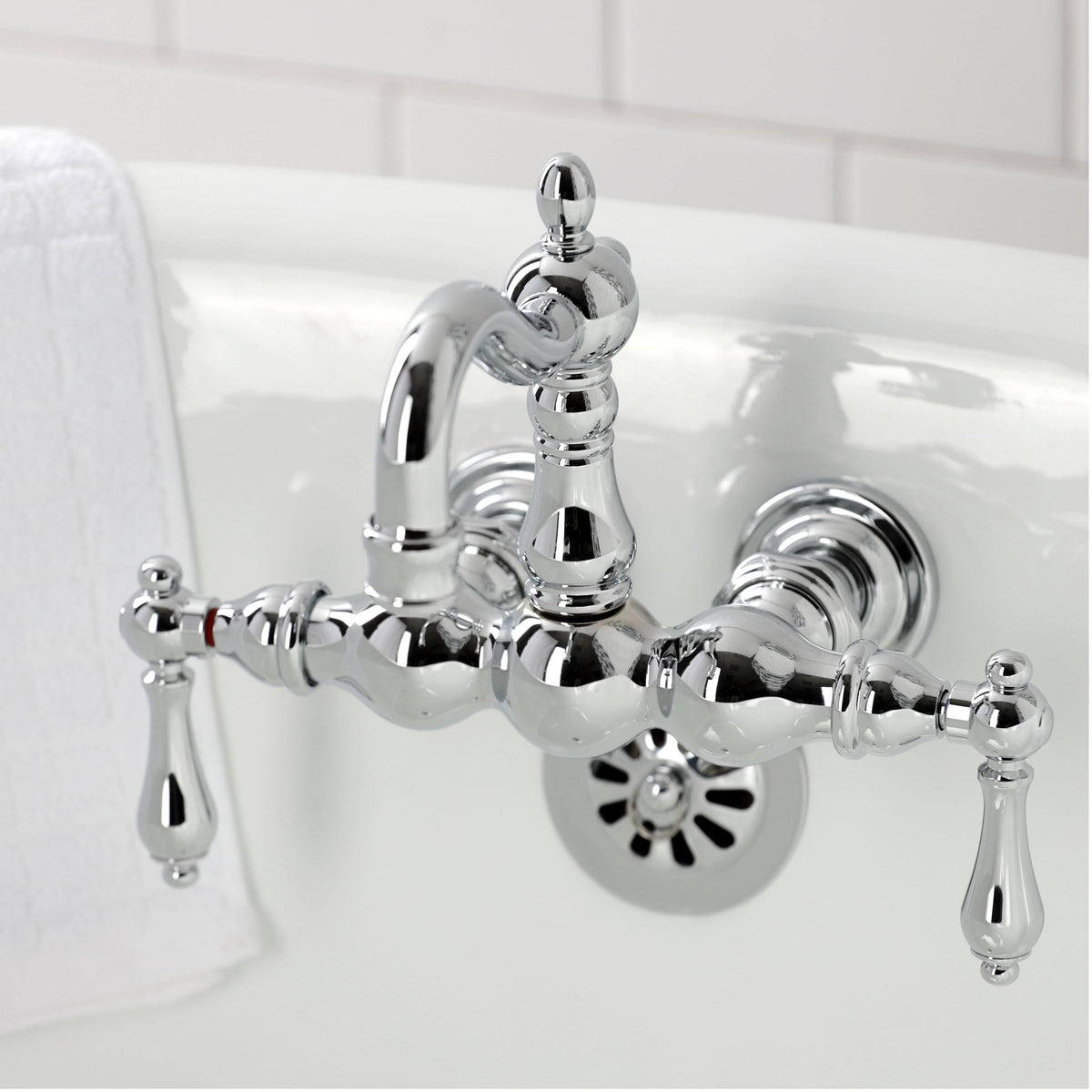 Wall Mount Clawfoot Tub Faucet Oil Rubbed Bronze F639
