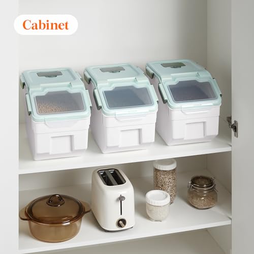 Dog Food Storage Container with Lid and Wheels F248