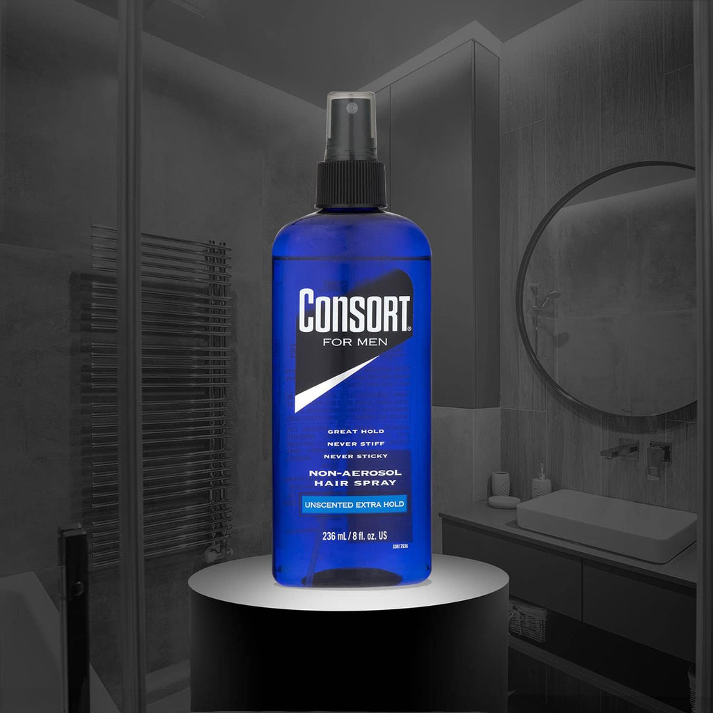 Unscented Hair Spray 8oz Pump 3 Pack V7520