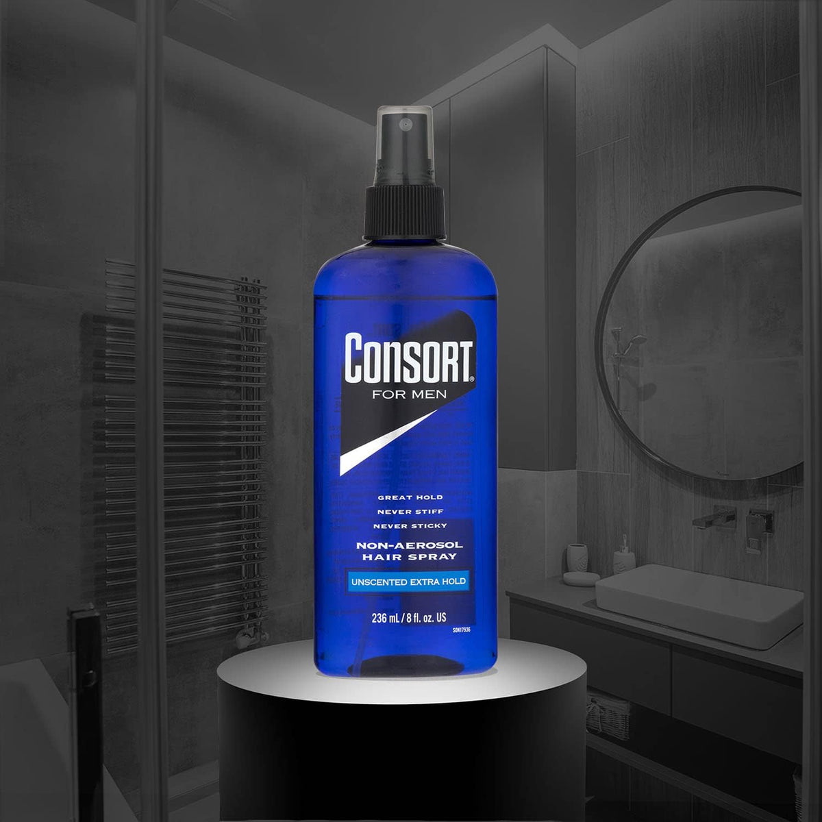 Unscented Hair Spray 8oz Pump 3 Pack V7520