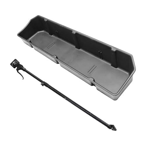 Full Size Truck Bed Storage Cargo Organizer with Adjustable Bar J805