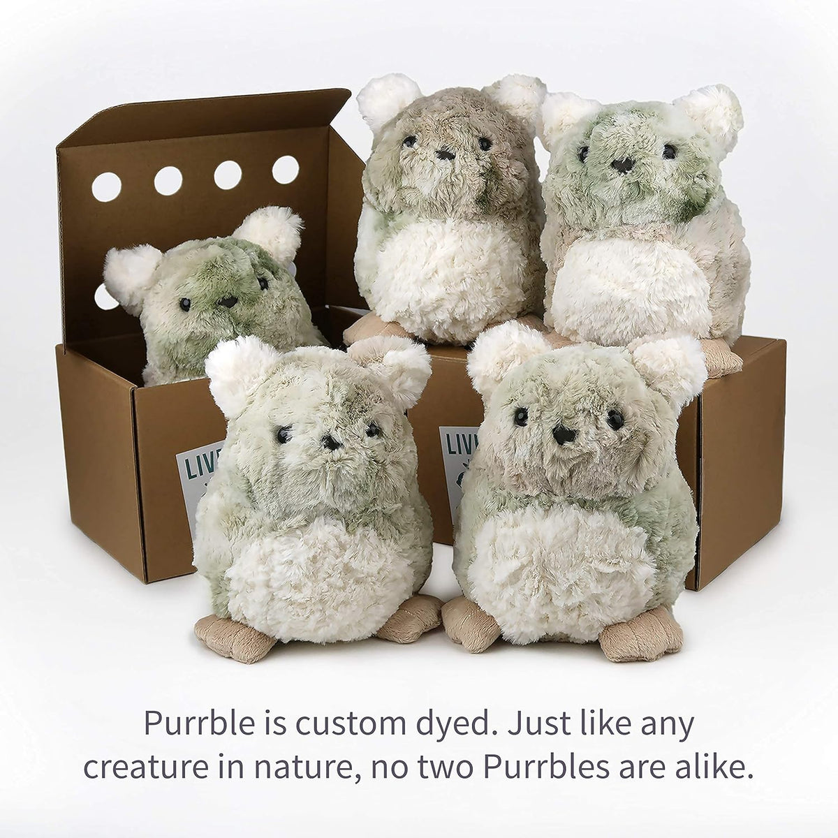 Calming Toy Companion with Dynamic Heartbeat and Soothing Purr Plush Z392595