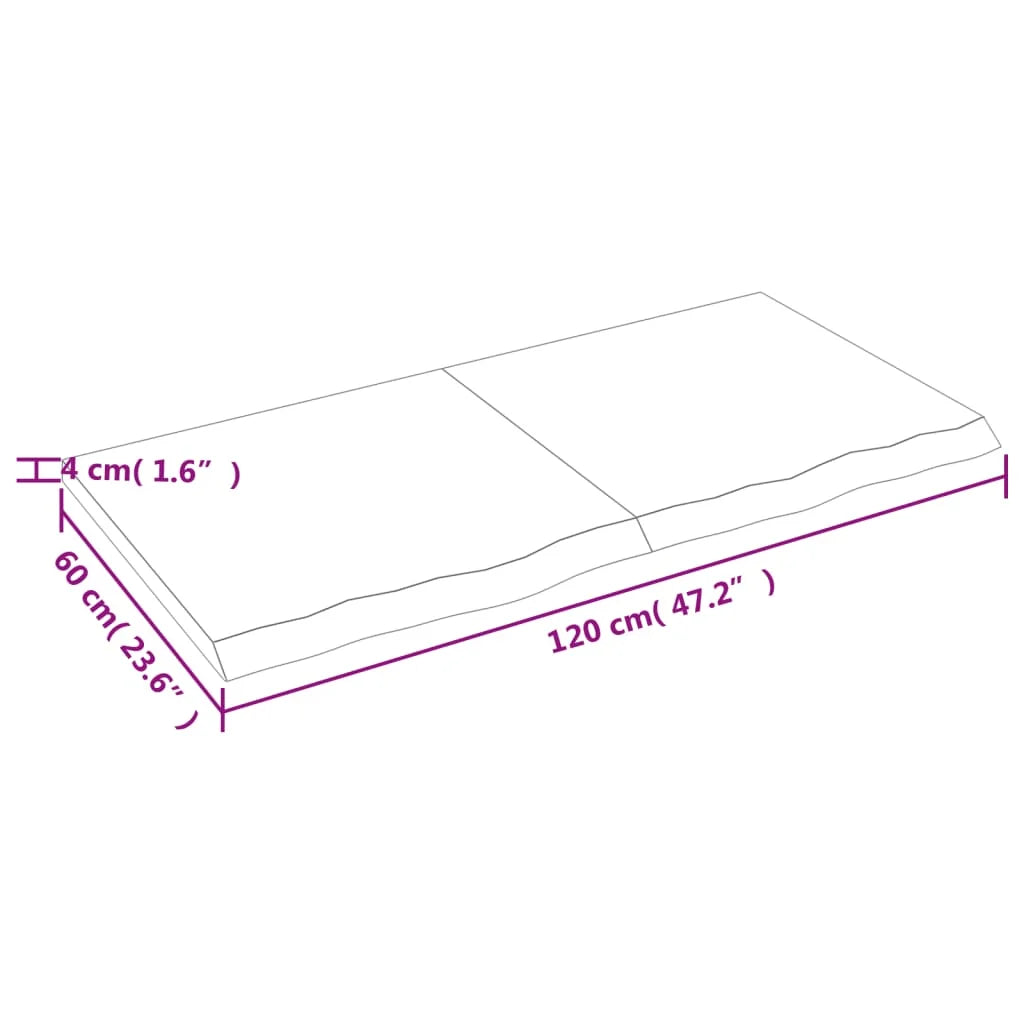 Oak Solid Wood Wall Shelf T2485