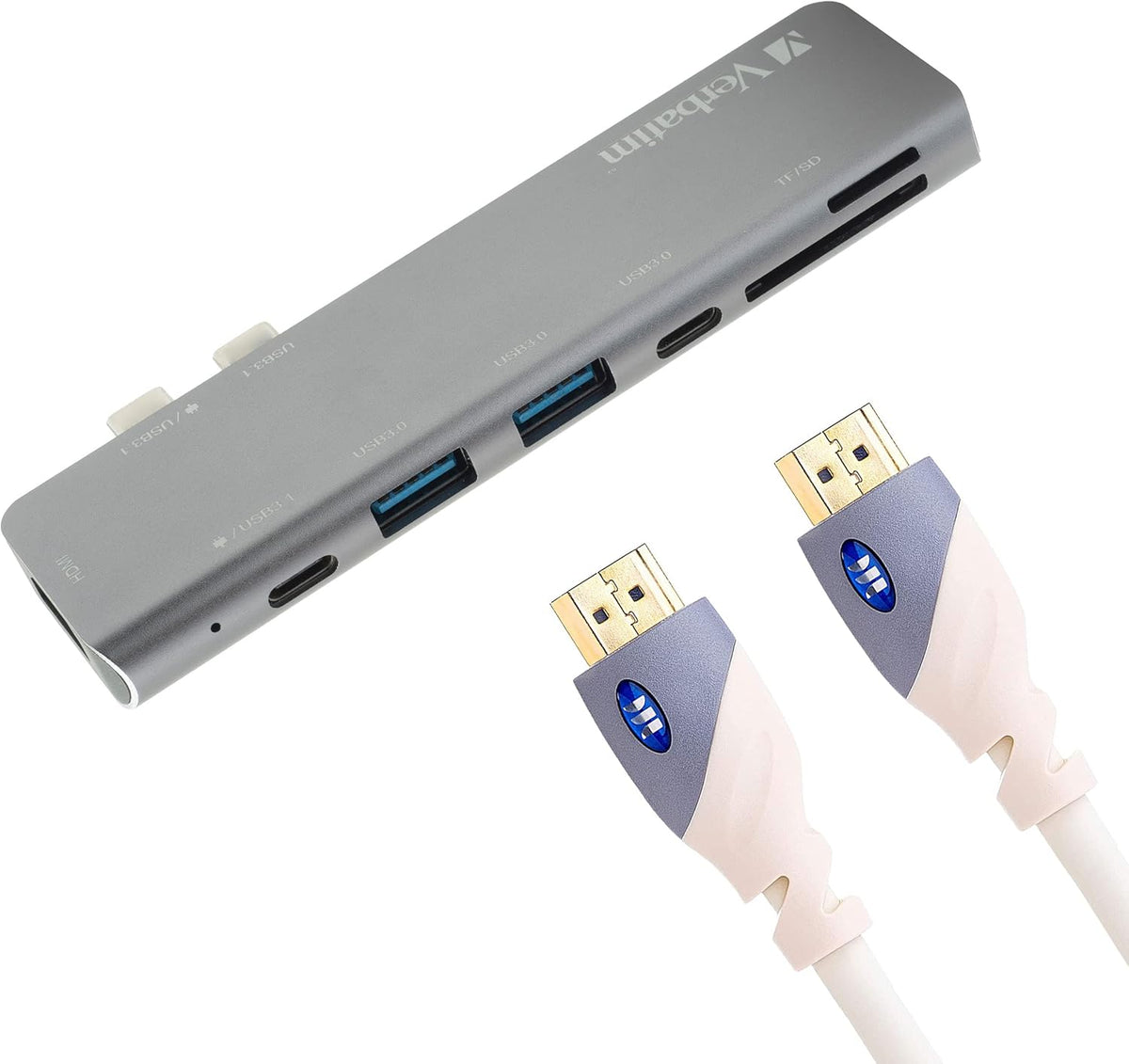 7-in-2 USB C Hub Adapter with 4K HDMI L32525