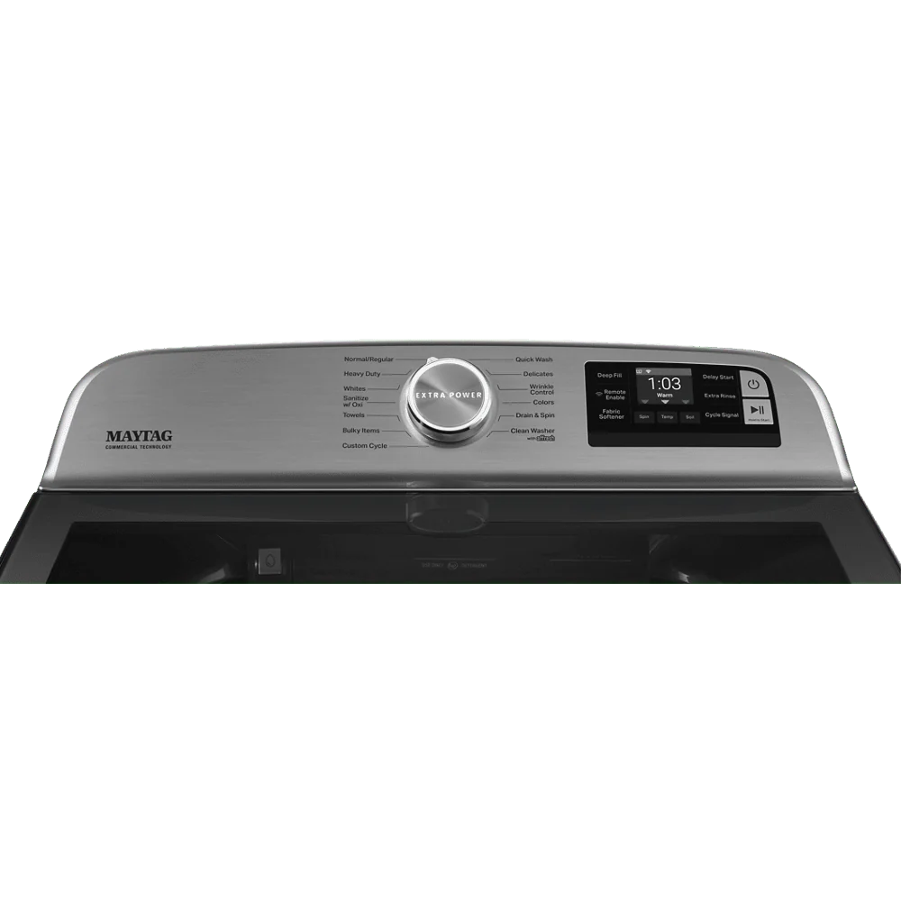 28 Wide 5.2 Cu. Ft. Top Loading Washer - Metallic Slate G646