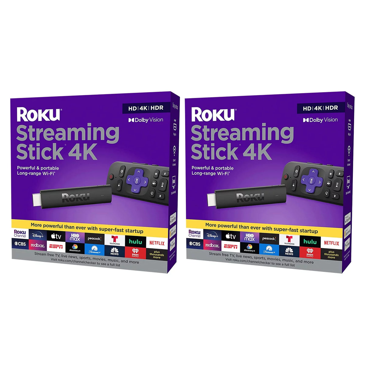 2 Pack 4K Streaming Device with Voice Remote Z114922