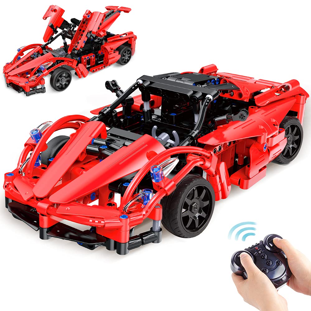 Remote Control Roadster Building Bricks Toy T582