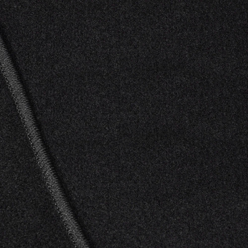 Black Nylon Carpet Car Floor Mats Front Rear 4pcs Y253901