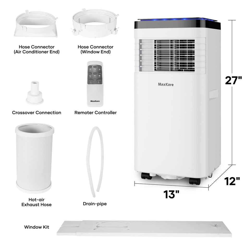 Portable Air Conditioner 8000 BTU with Remote Control K553833
