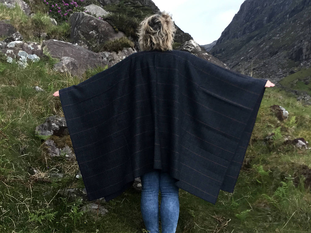 100% Wool Handmade Ruana R999