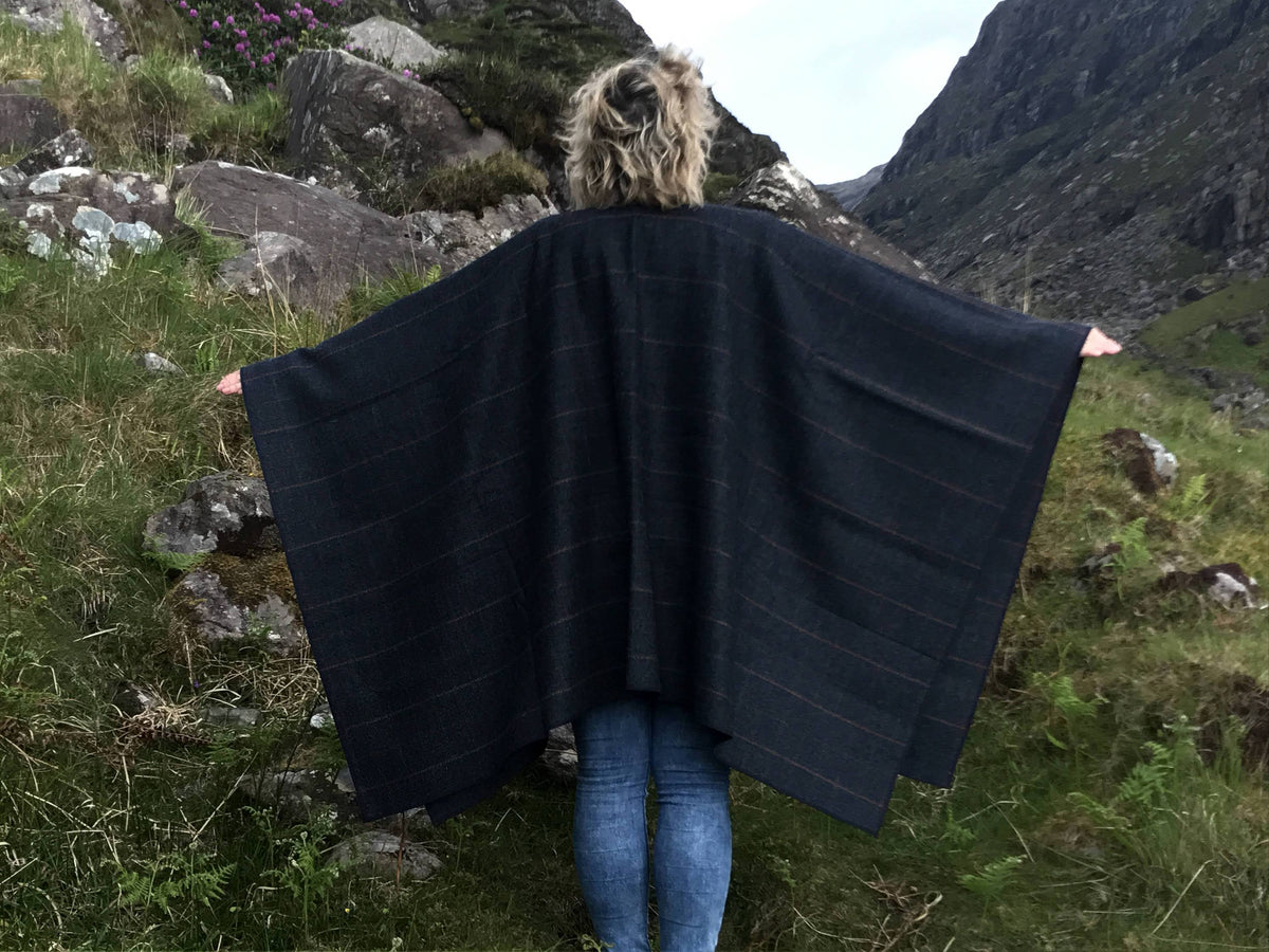 100% Wool Handmade Ruana R999