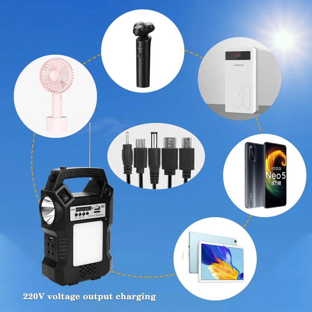 Portable Power Station with Solar Panels W1441