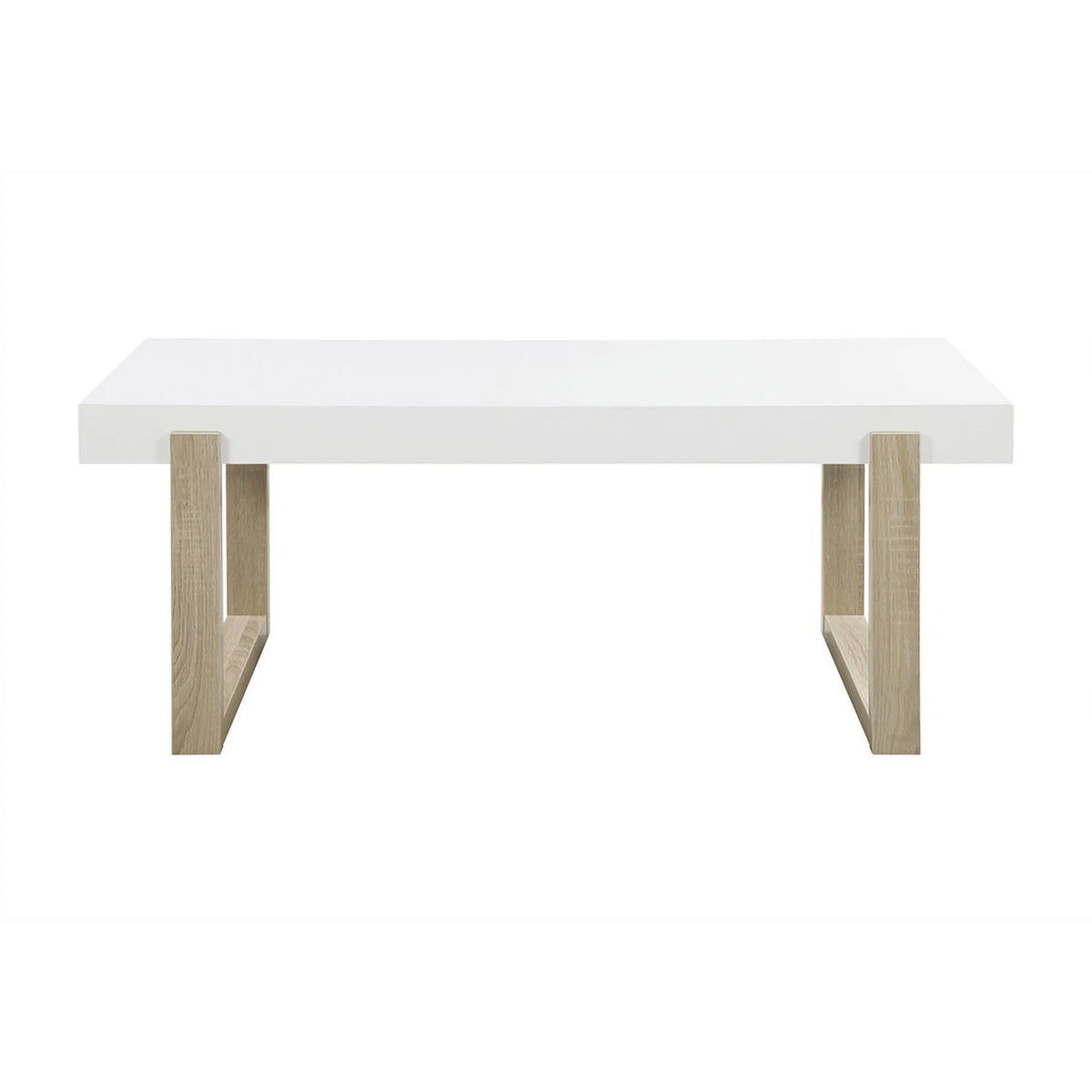 White High Gloss Rectangular Coffee Table R744724