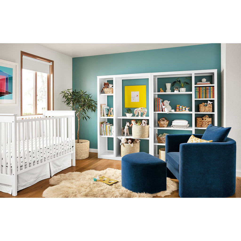 Modern Nest Crib with Toddler Bed Frame Conversion Rail G441