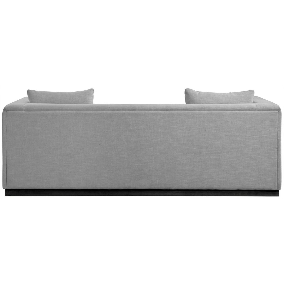 Grey Linen Textured Fabric Sofa V513