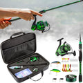 Collapsible Fishing Rod and Reel Combo with Carrier Bag N4082