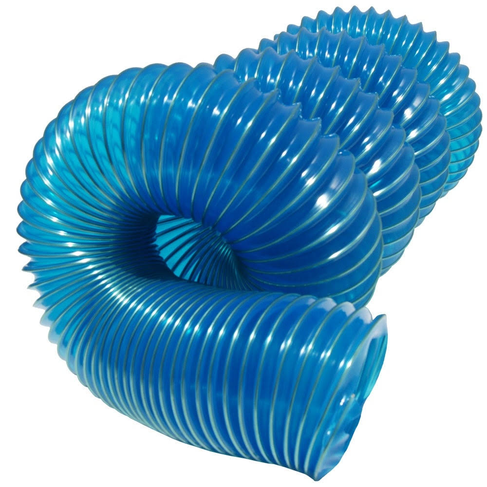 Blue PVC Flexduct 12x22 ID x 12& T9910