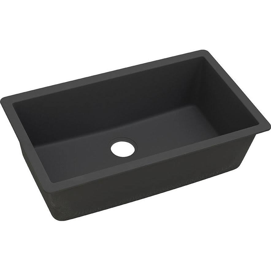 Black Single Bowl Undermount Sink M64670