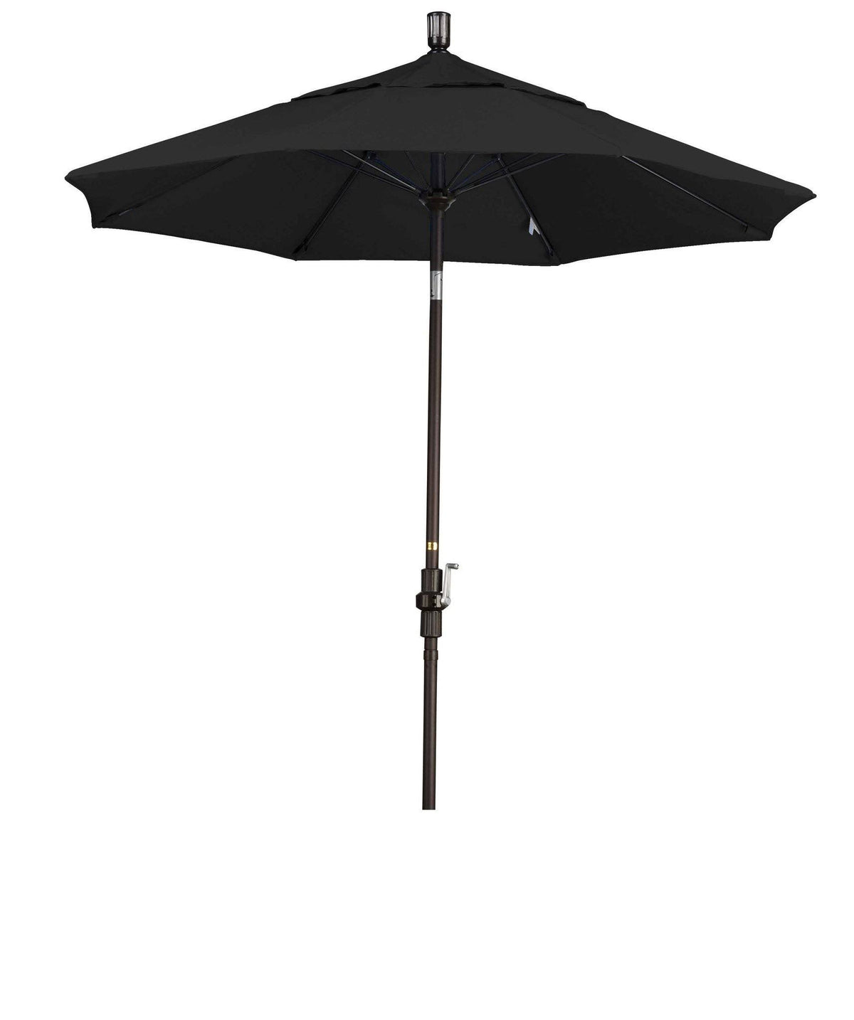 Black 7.5 ft. Fiberglass Tilt Market Umbrella W642747