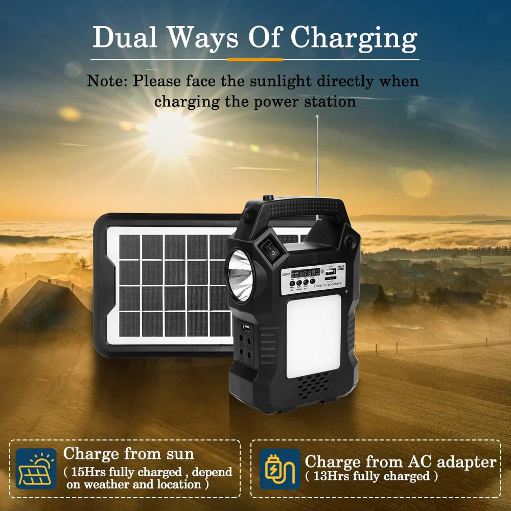 Portable Power Station with Solar Panels W1441