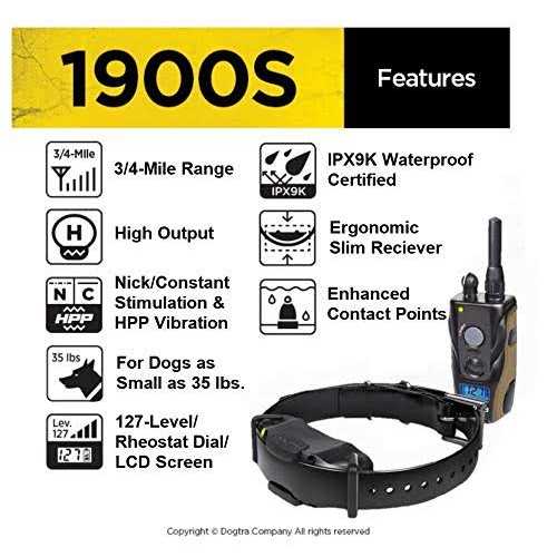 Black 1 Mile Remote Trainer E766992