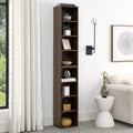 8-Tier Media Tower Rack with Adjustable Shelves C474799