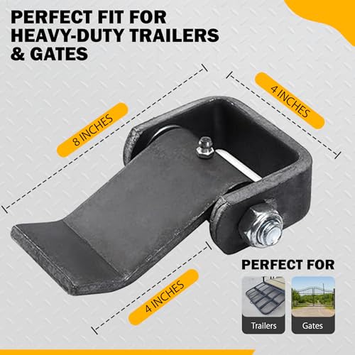 Weld On Steel Strap Hinges, Pack of 4 Y776984