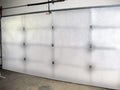White Reflective Foam Core 2 Car Garage Door Insulation Kit 18FT x 8FT B331952