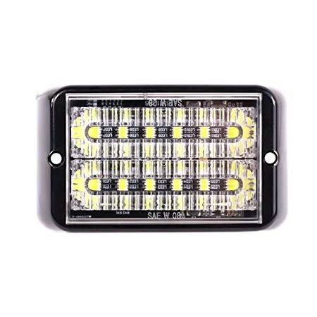 Amber Blue 36W 12 LED Emergency Vehicle Grille Light Surface Mount Strobe Warning Light C172