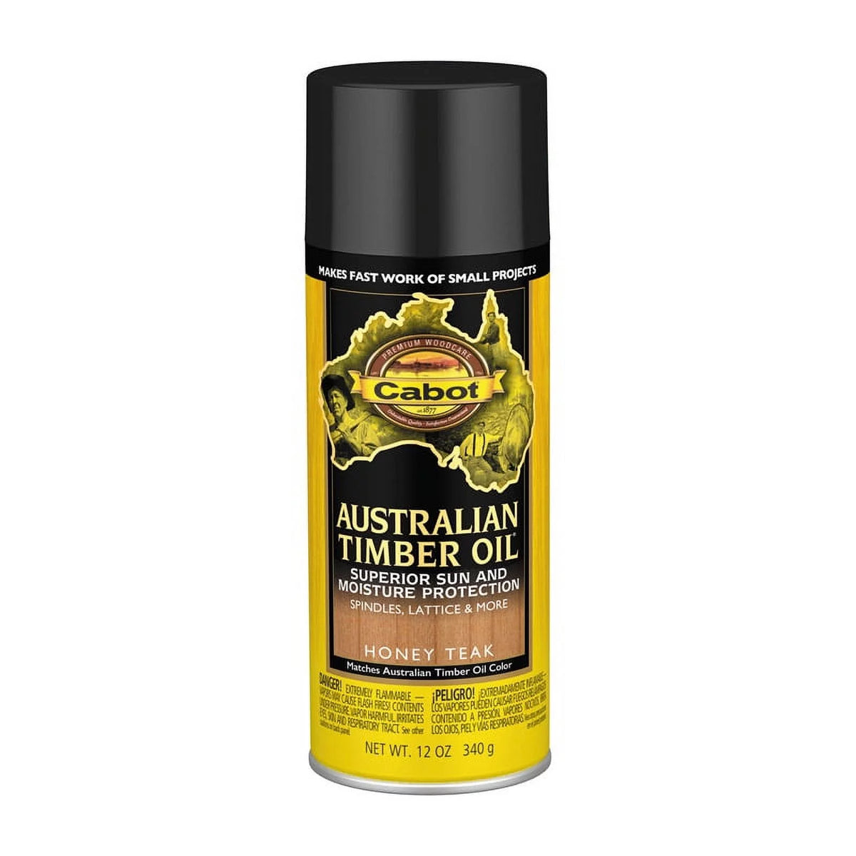Transparent Smooth Honey Teak Australian Timber Oil - Pack of 6 K9164