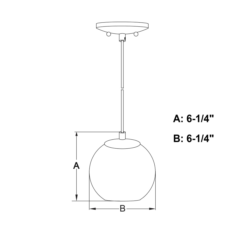 Matte Black Art Glass Mini Pendant Ceiling Light C36253