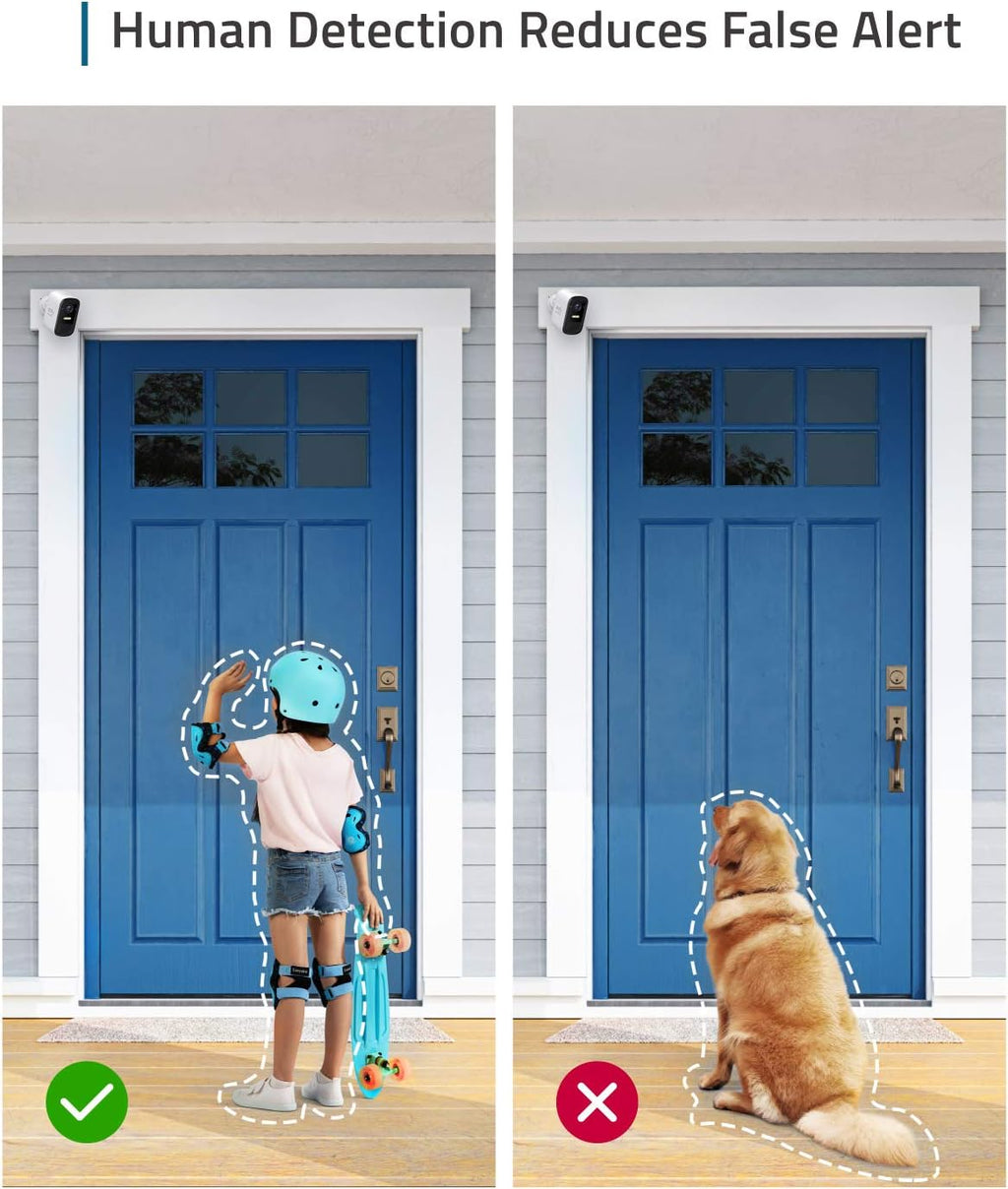 eufyCam 2C 4-Cam Kit Wireless Home Security System with 180-Day Battery Life V876463