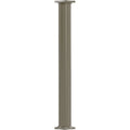 10x22 x 8 Non-Tapered Fluted Aluminum Column with Capital Y70131