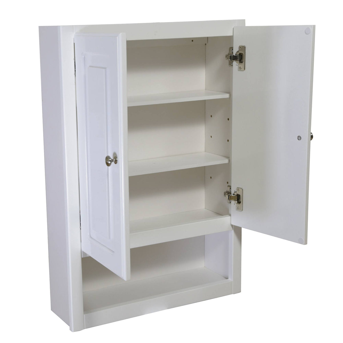2-Door 21 in. Bathroom Wall Cabinet in White I4120