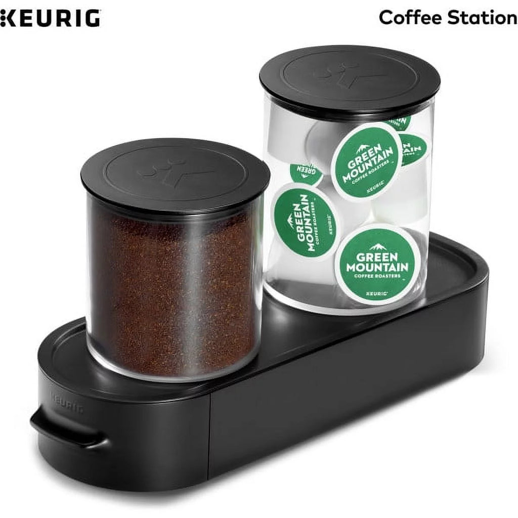 Black Ground Coffee & K-Cup Pod Storage Unit X748624