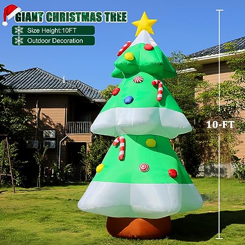 8 FT Christmas Inflatable Santa Claus with Gift Bag, Built-in LED Lights L164